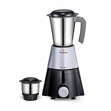 Stargaze 500 Watt Stainless Steel Jars Mixer Grinder with 2 Jars (Black & Grey)