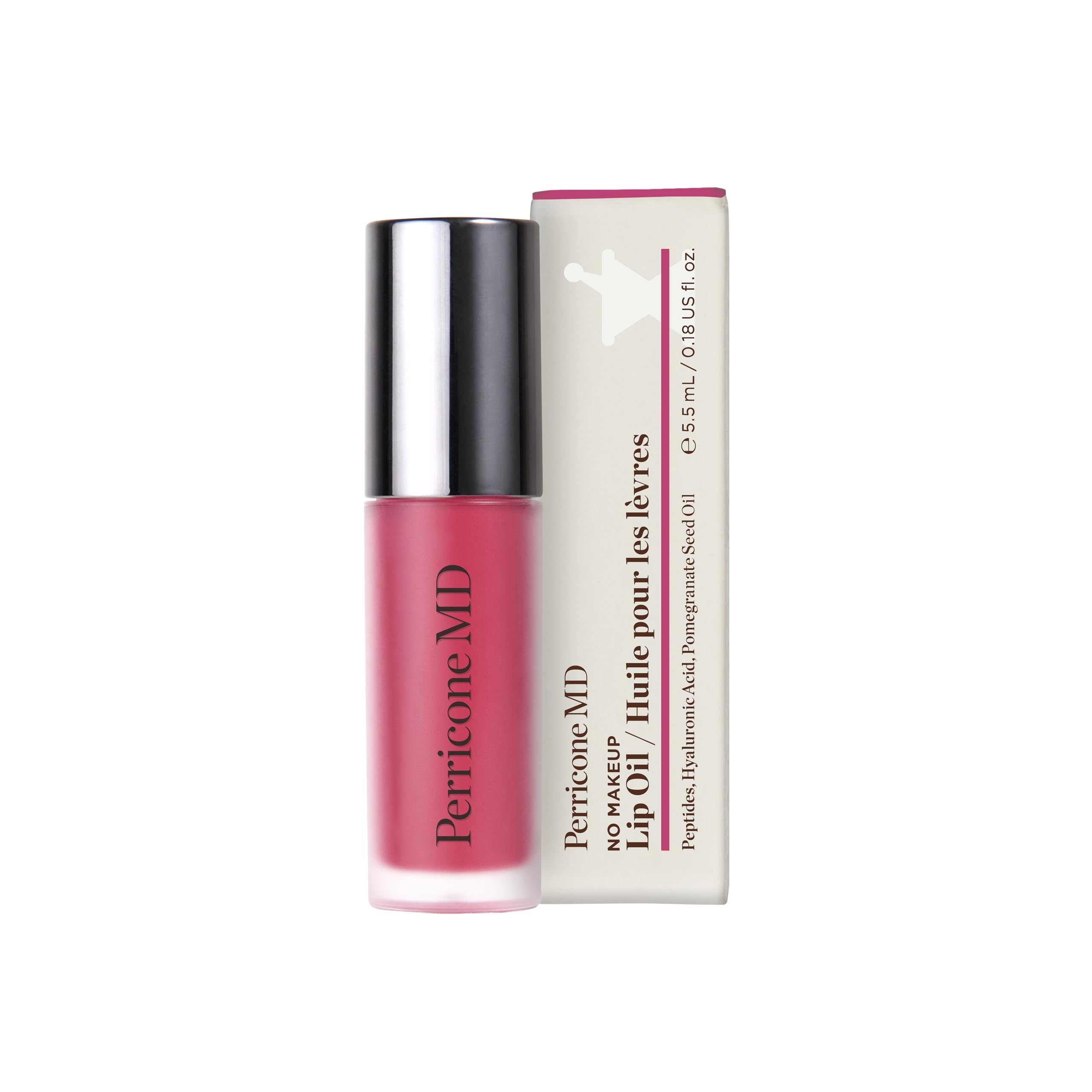 Perricone MD No Makeup Lip Oil 5.5ml (Plum), Skincare-Infused Lip Oil with Hint of Color & Luminous Shine, Hydrates - Image 2