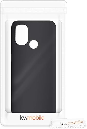 Miniatura 7 de kwmobile Funda compatible con OnePlus Nord N100 - Funda de silicona TPU con acabado suave - Negro