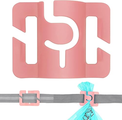 Bolsas para excrementos de perro para correa básica, manos libres, bolsas de basura para mascotas, dispensador de correa, accesorios para pasear