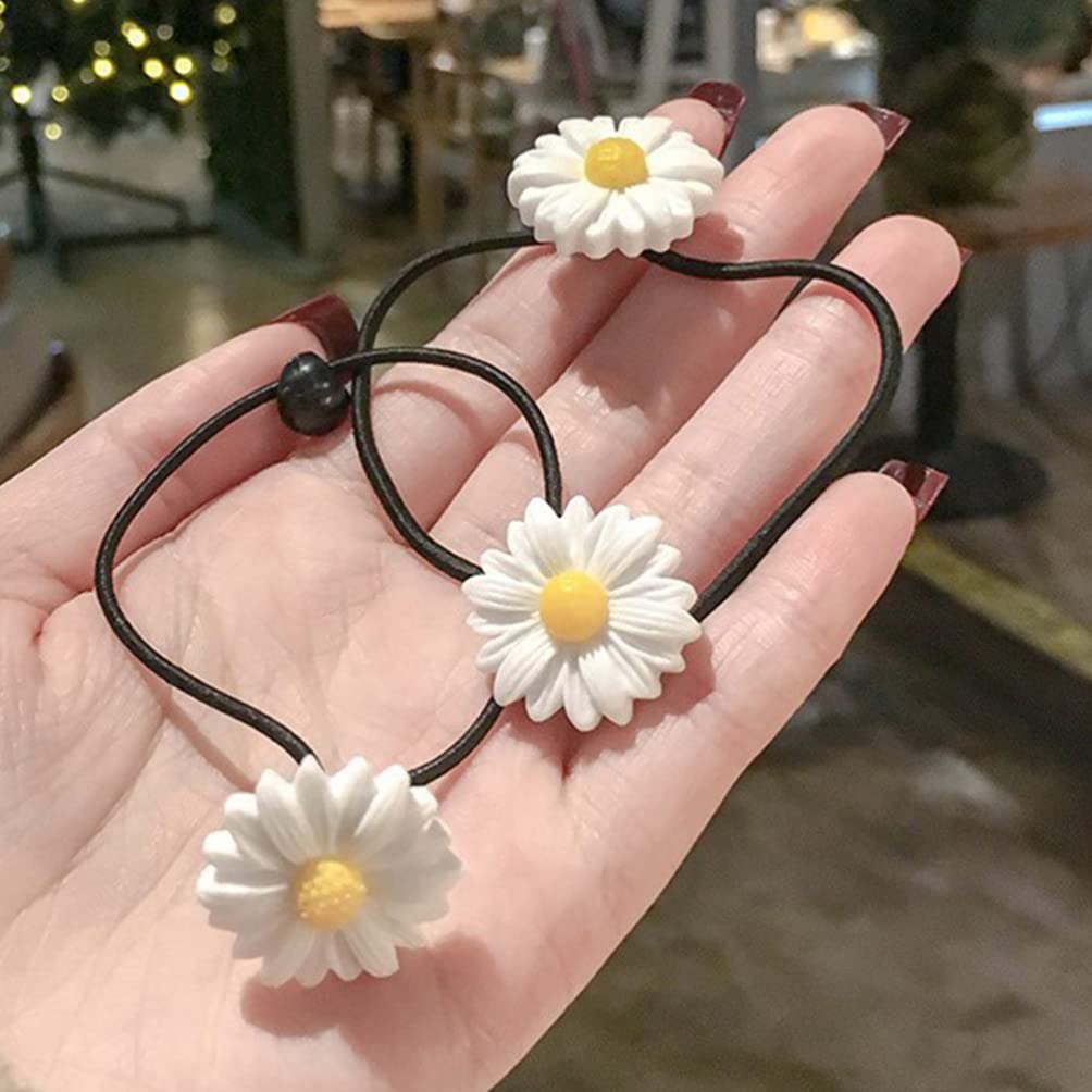 Amazon.com : LALAFINA Girls Hair Ties 9pcs Daisy Flower Hair  display picture 3
