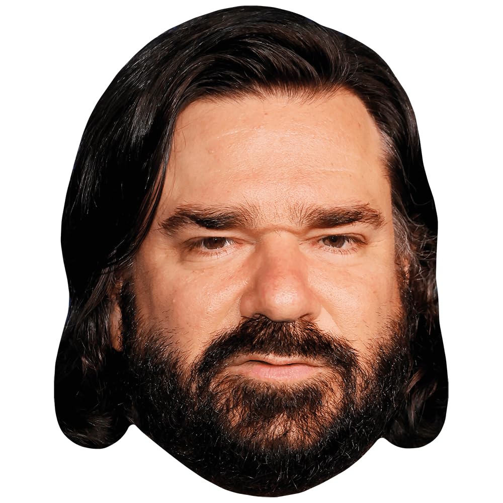 Matt Berry (Beard) Celebrity Mask, Flat Card Face, Fancy Dress Mask