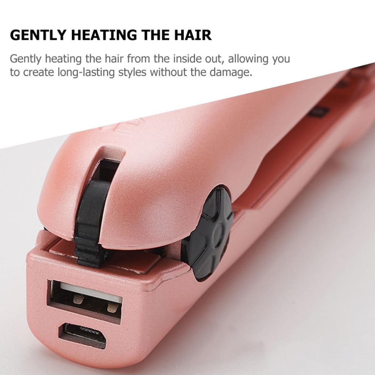 Haarglättungswerkzeug Rosa 25w 2200mah Abs 1 Satz 160℃