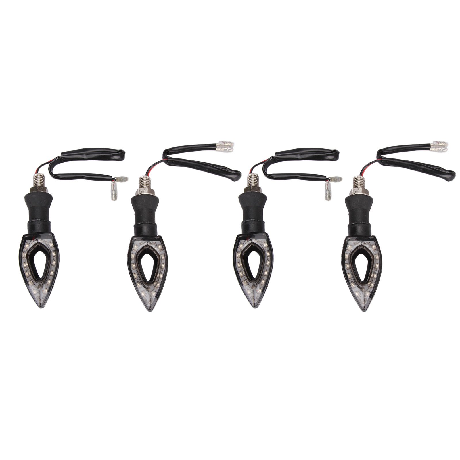 SFONIA 4 Pezzi Indicatori Di Direzione LED Per Moto | Frecce Impermeabili IP68, 12V, Universali Per Scooter, Quad, Cruiser - 7