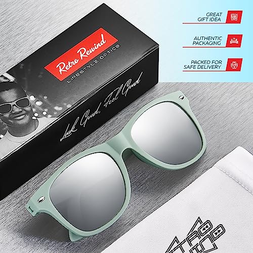 Image of Retro Rewind Kids Sunglasses for Boys Girls Age 3-12 - Shatterproof UV400 Toddler Children Sun Glasses