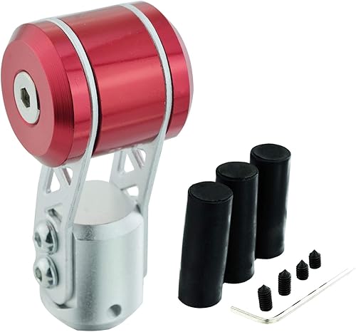 Miniatura 8 de Abfer Pomo de palanca de cambios en T, perilla de palanca de cambios para automóvil, palanca de cambios de peso, compatible con manuales de vehículo