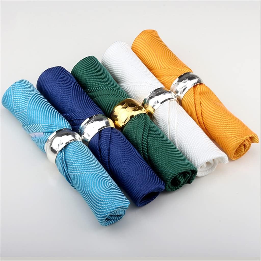 10 Pcs Hotel Mouth Cloth Western Restaurant Napkin Folded Flower Household Table Square Towel Pad(D)