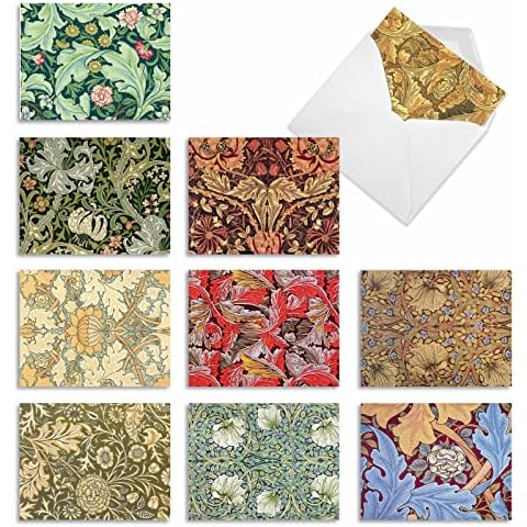 The Best Card Company - 10 Boxed All Occasion Cards with Envelopes (4 x 5.12 Inch) - Colorful, Fun Note Cards Assorted - Wall Art M3308 Cover