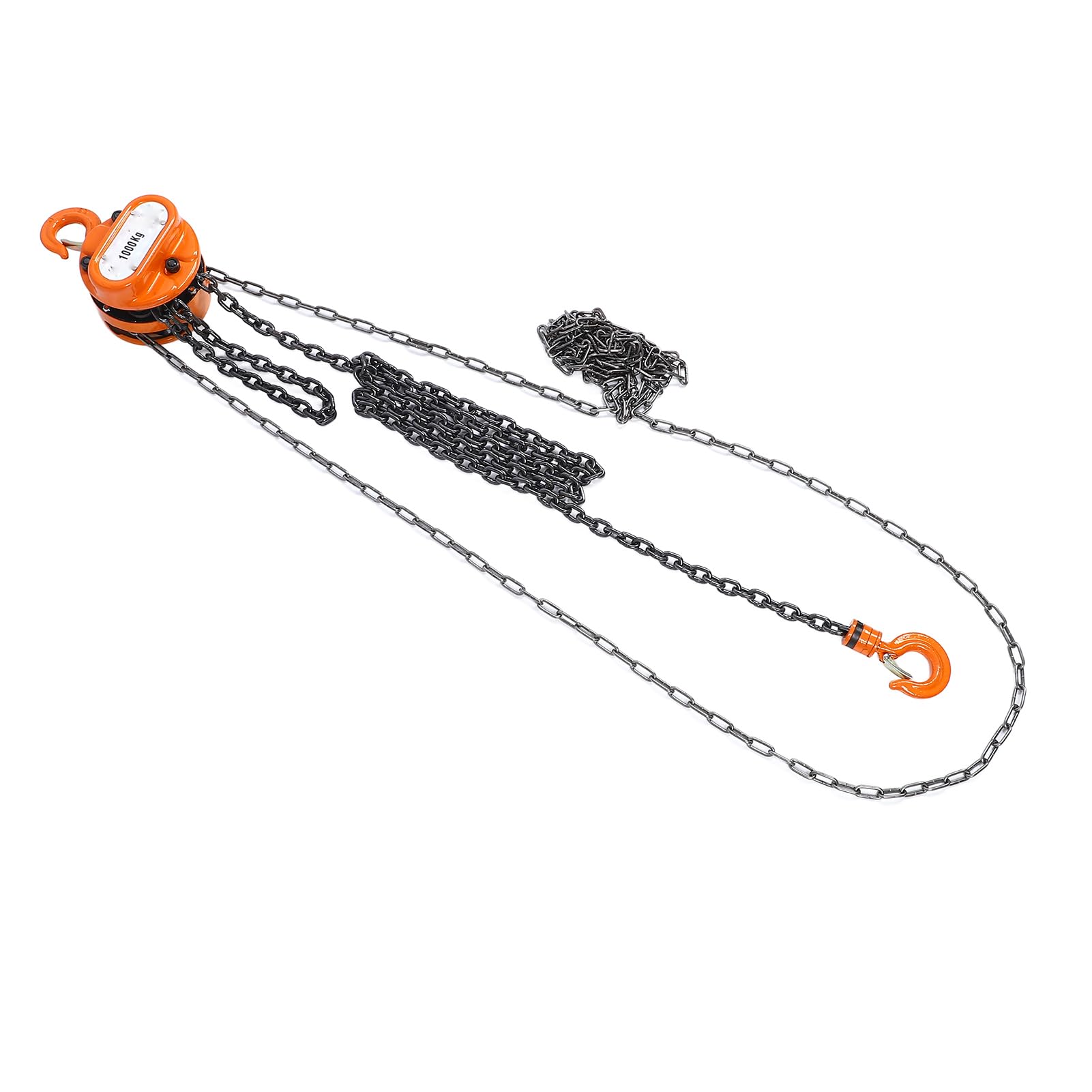 Marhynchus Kettenblock, Manueller Handkettenzug, Werkzeug, 1 Tonne Stahl, Tragfähigkeit, 3 Meter Hubhöhe für Lagermaschinen, Garage, Werkstatt, Materialtransport