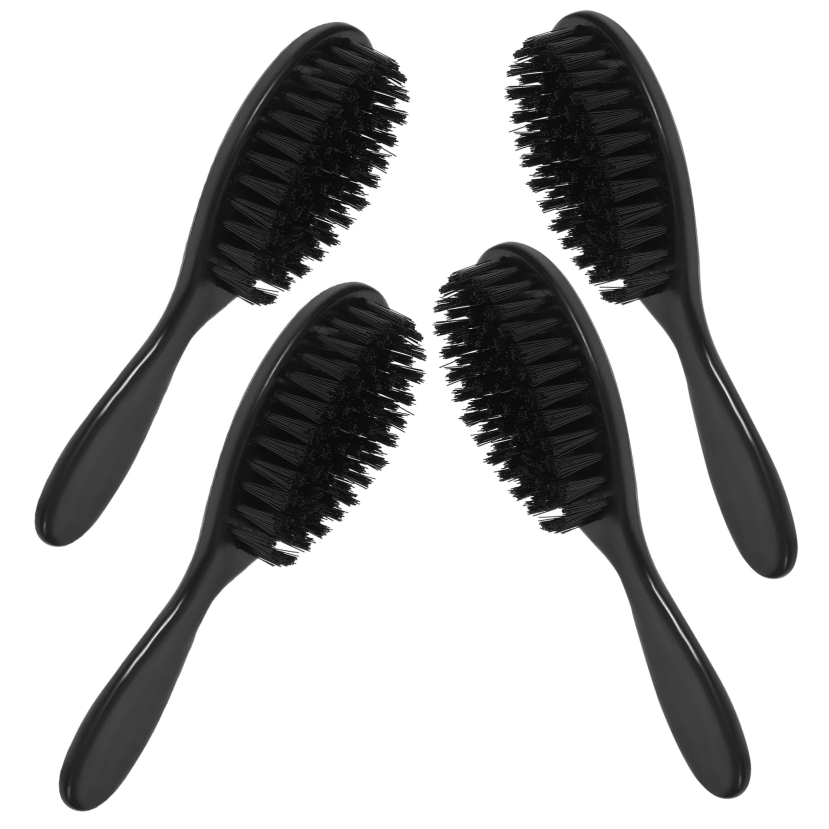 BESTYASH 4Pcs Beard Brush for Men Durable Hair Barber Tool for Grooming Compact Neck Duster Brush for Clean Facial Hair for