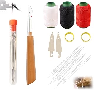 Complete 37-Piece 2025 Big Eye Steel Sewing Tool Set for DIY and Embroidery
