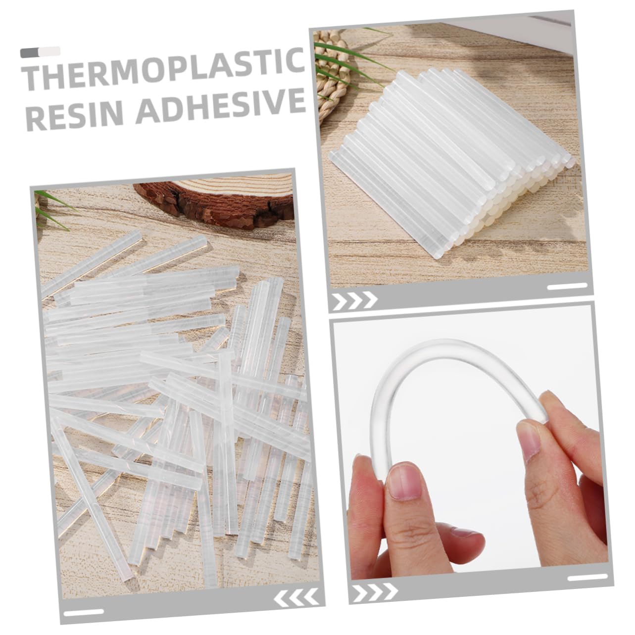 100pcs Hot Glue Sticks Bulk for Crafts High Adhesion Crafting Tool Convenient Hot Melt Glue Rods for DIY Projects Fast Melting No Bubbles for Home Decor and Repairs