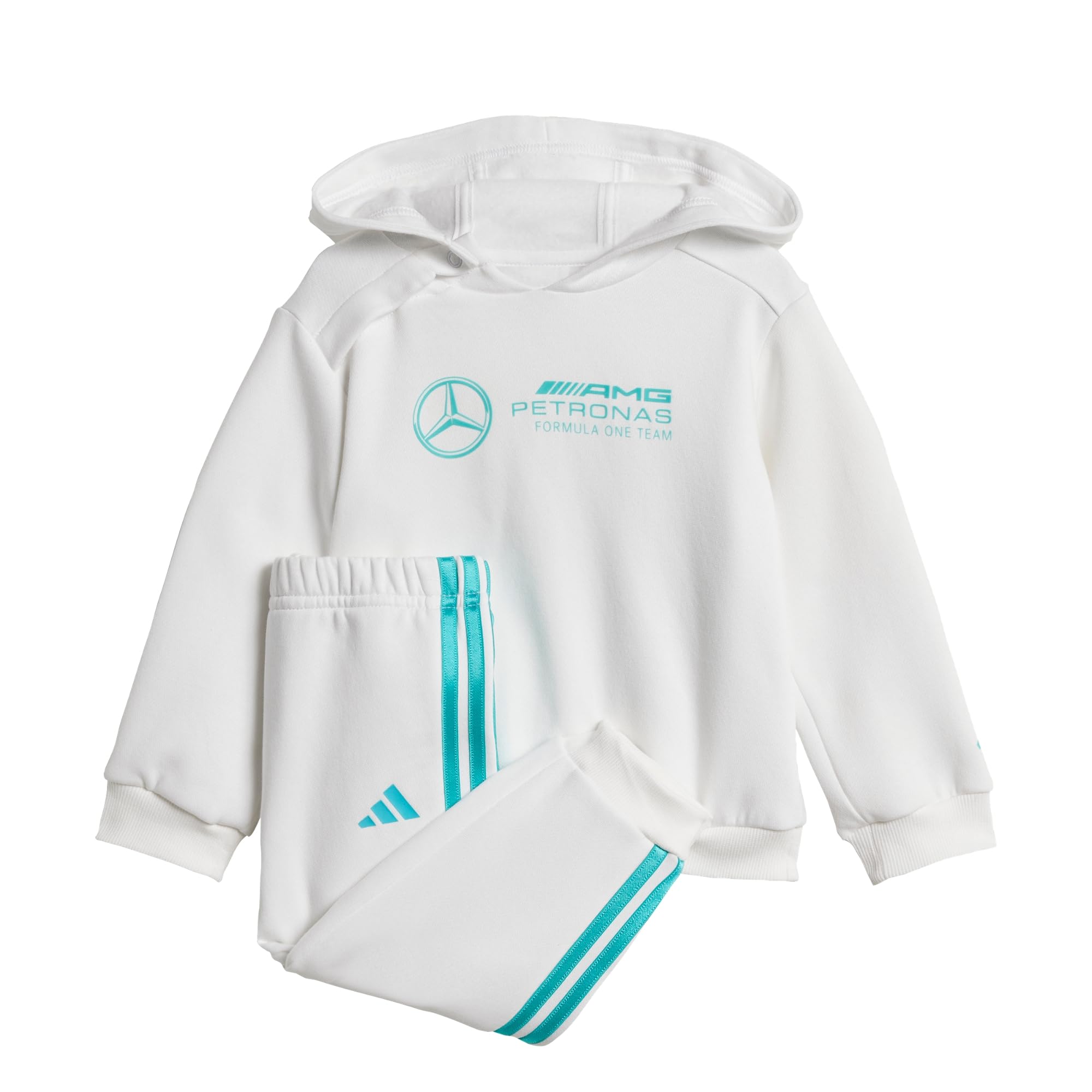 adidas Unisex Kids' CONJUNTO SUDADERA Y PANTALÓN MERCEDES - AMG PETRONAS FORMULA ONE TEAM DNA (BEBÉ)