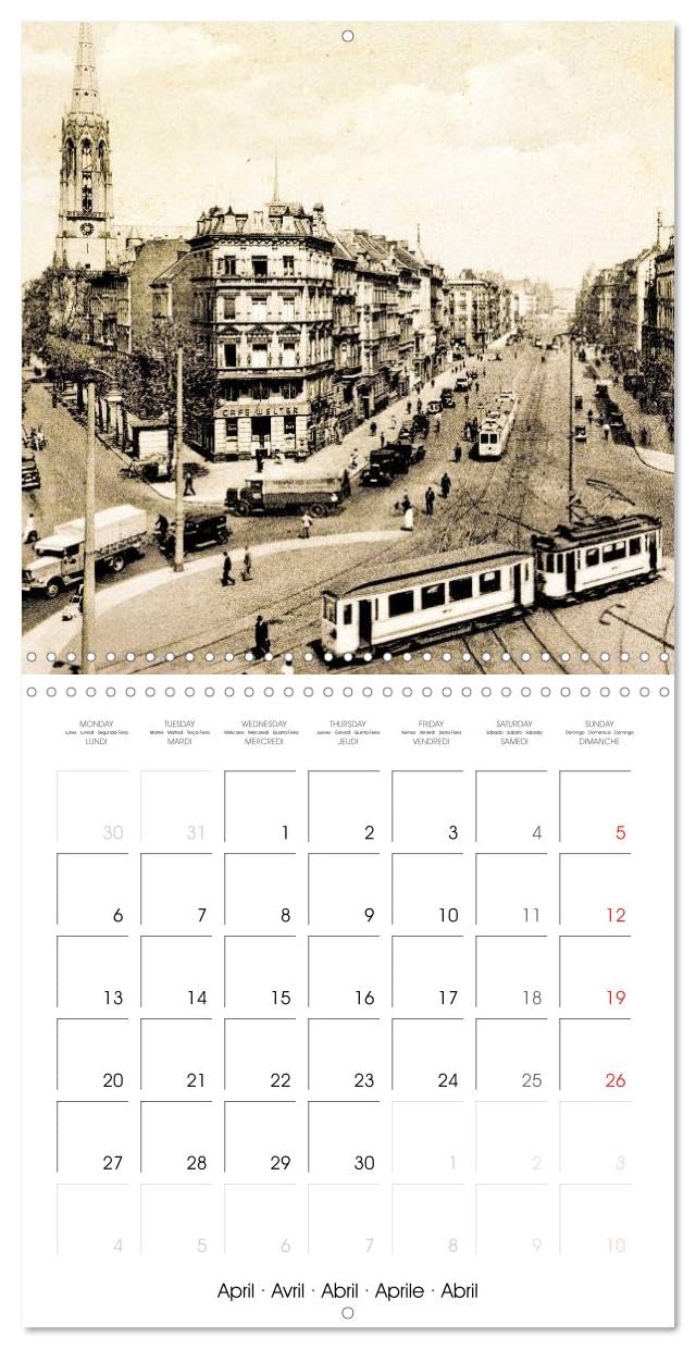 Cologne autrefois : Cartes postales historiques de la ville (Calendrier mural carré 2026 30x30 cm) Calendrier double avec une page pour vos prises de notes: Cologne : Tradition et histoire de la ville