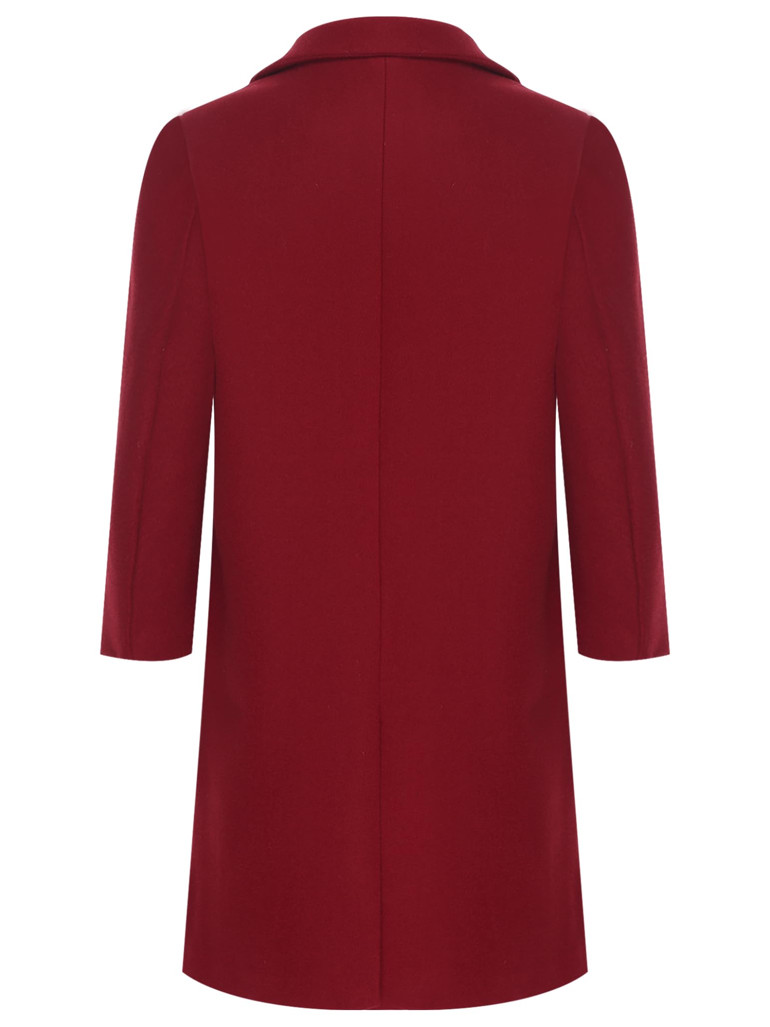 Garçon Elegante Manto Caldo Trench Coat Giacca A Doppio Spallone Blouson Abito Inverno Party Giletta