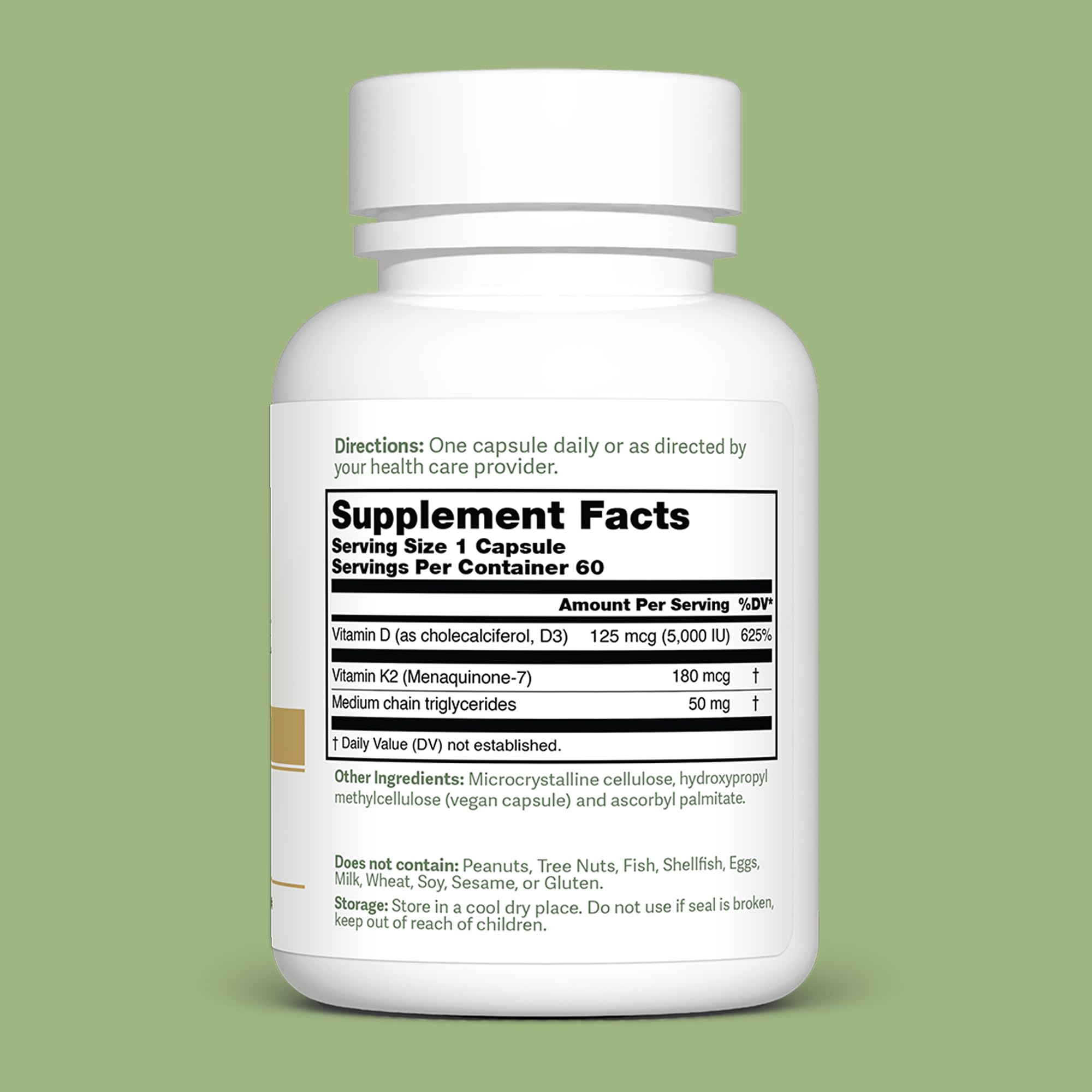 Dr. Murray's Vitamin D3-K2 with Coconut Oil MCTs, 5,000 IU, 60 Vegan Caps — Amazon image 6