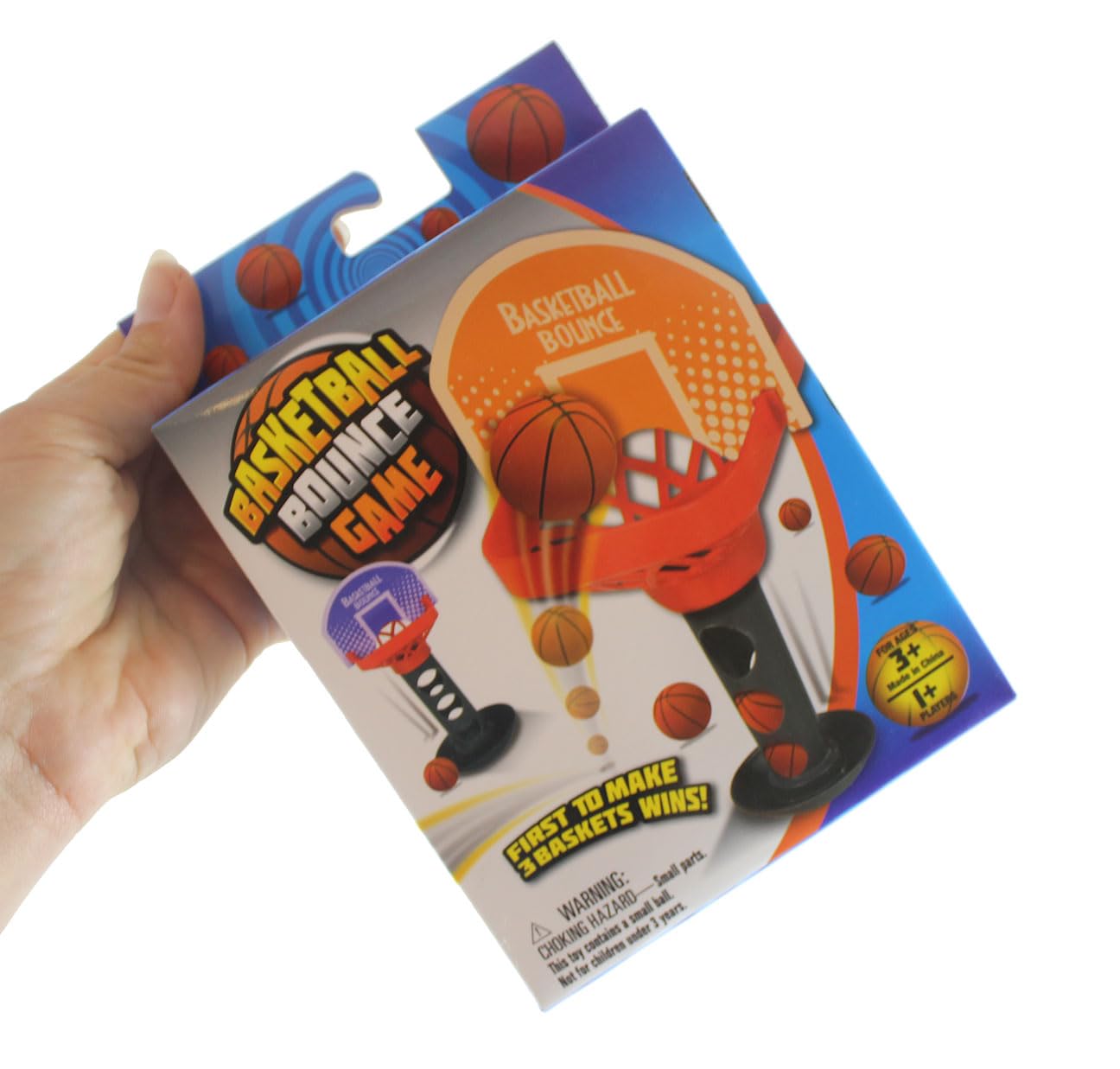 Curious Minds Busy Bags Mini Tabletop Basketball Game - Toy Shooting Hoops - Fun Classic Arcade Toy