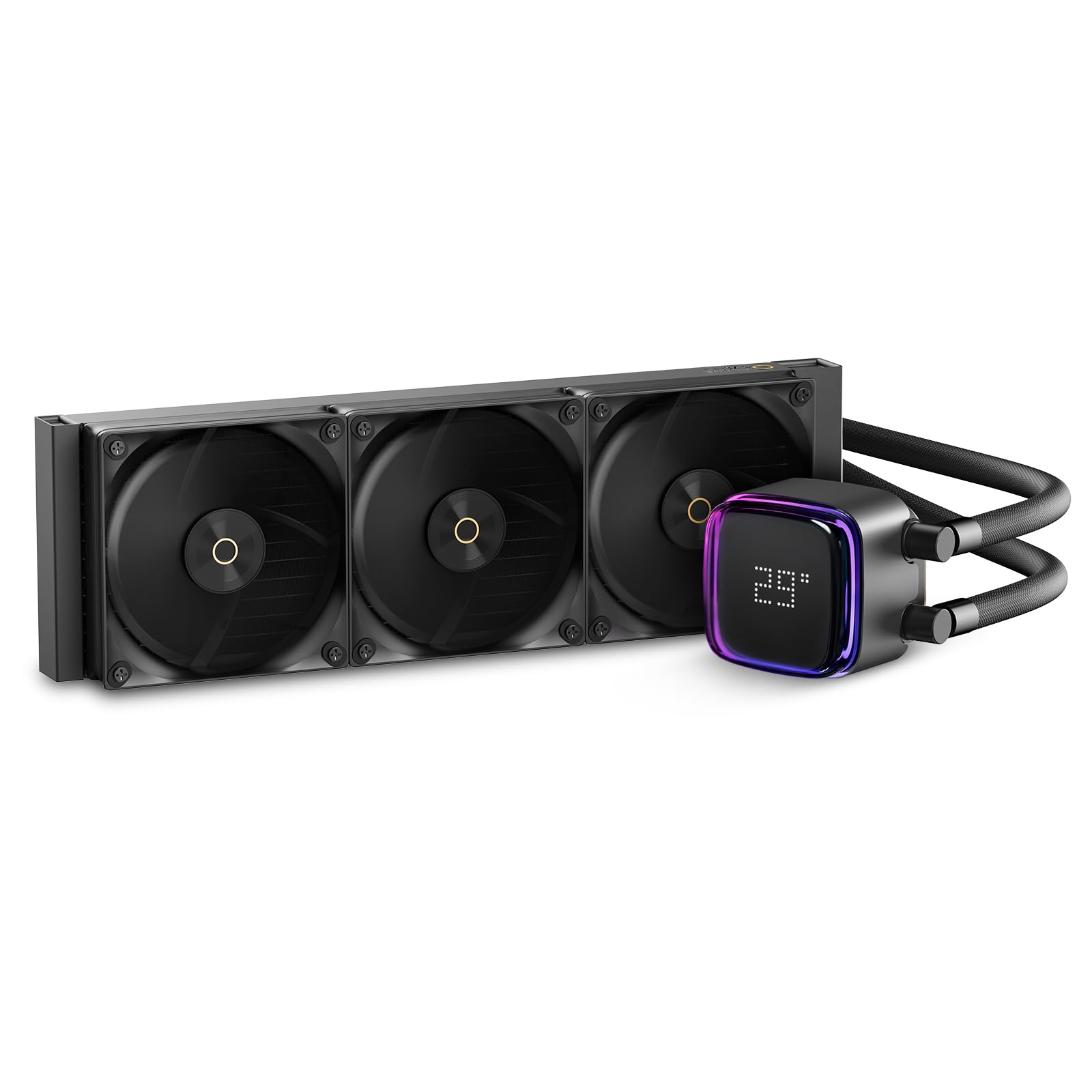 Iota L36 CPUクーラー 水冷 Iota L36 BK Liquid CPU Cooler with Digital Display,360mm AIO Water