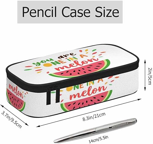 Miniatura 2 de Estuche para lápices de sandía You Are One In A Melon Sweet Summer Fruit Pencil Bag Pen Marker Pouch Holder Pouch Organizer for Boy Girl School