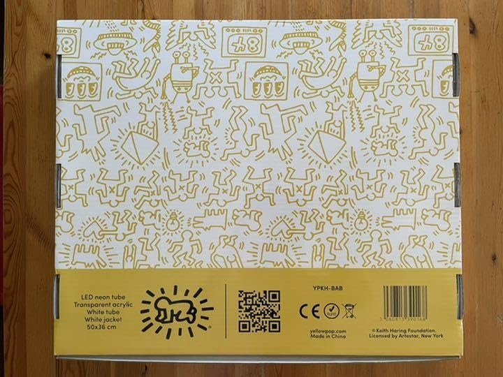 キース・ヘリング／ネオン・サイン「RADIENT BABY」 Yellowpop Keith Haring LED Neon Radiant Baby – Nakamura