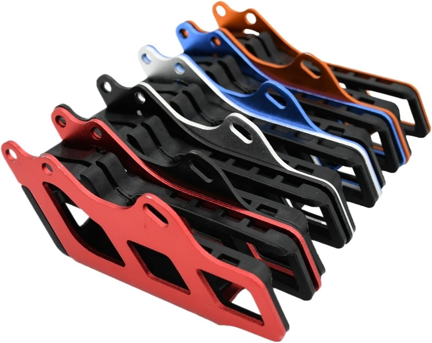 Motocross Chain Guide Guard Compatible with CRF250X CRF450X 2005-2021 CRF250R CRF450R 2005-2021 CRF250RX CRF450RX(Silver)