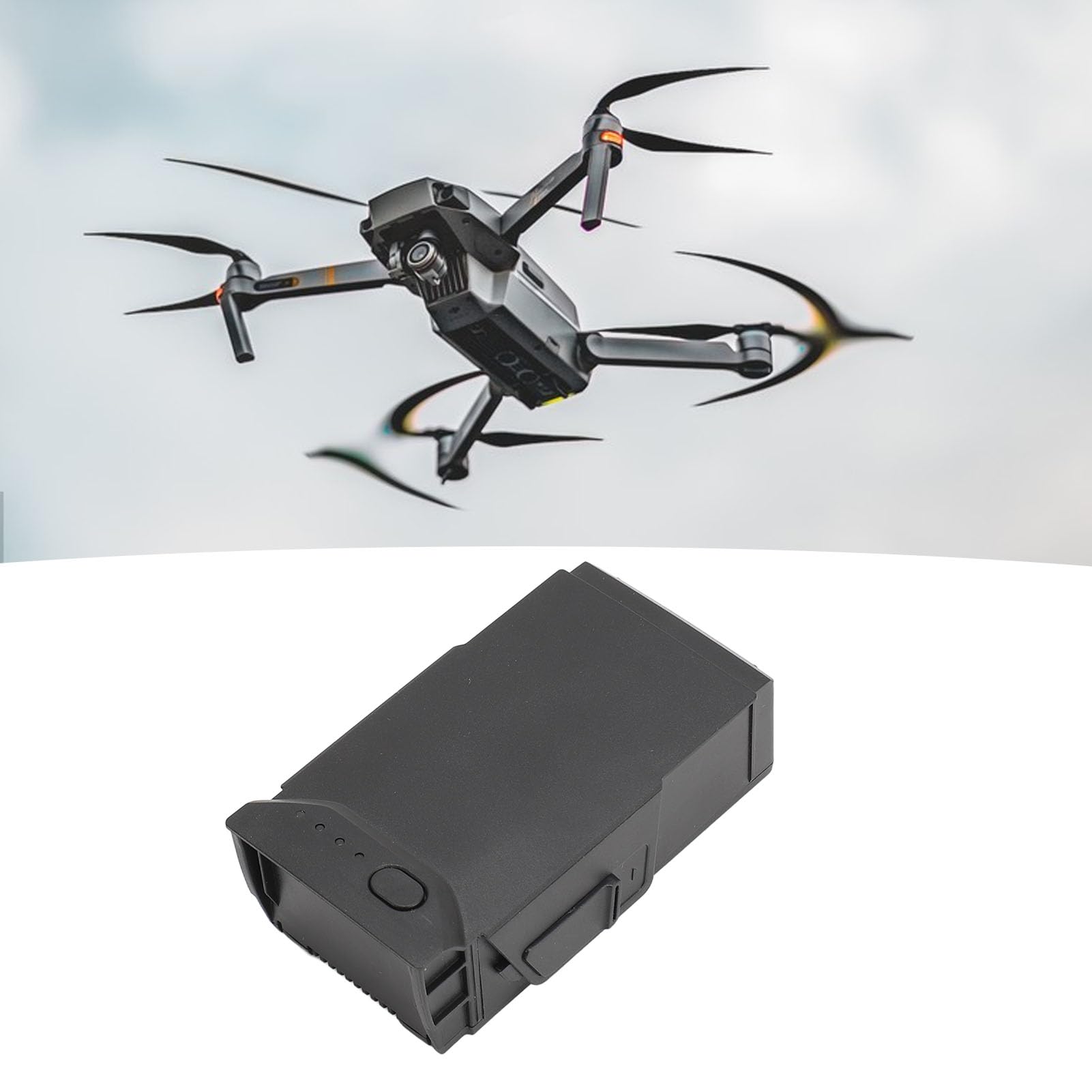 Fockety 2375mAh 11,55V Inteligentny akumulator lotniczy do drona Air, maksymalny czas lotu 21 minut, zamiennik akumulatora drona, akumulatory o dużej pojemności z diodami LED (2-pak)