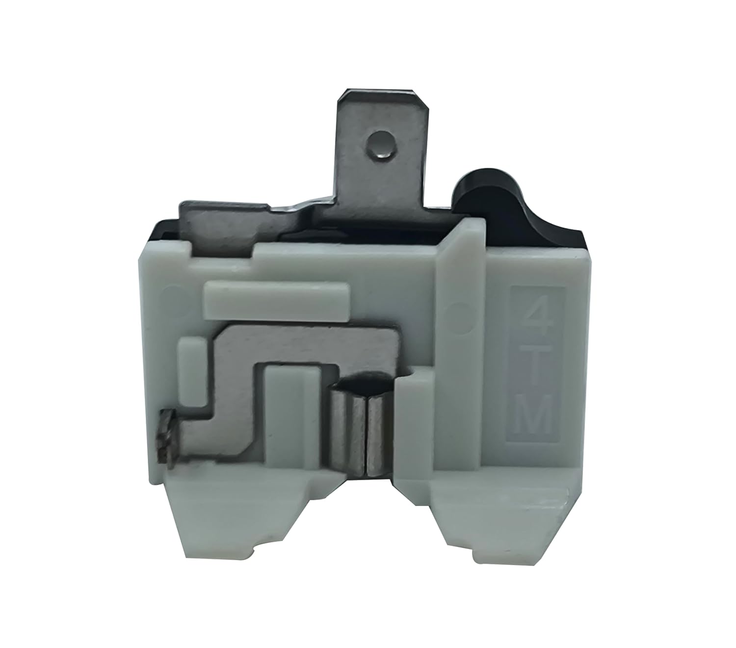 1Pcs QP2-4R7 Starter Relay，1 Pin Refrigerator Starter Relay QP2-4R7 and 6750C-0005P Overload Protector fits Most Mini Fridges and Coolers Replacement Parts