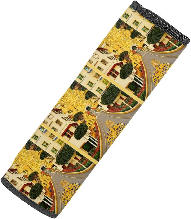 San Francisco California Car Seat Belt Pads - Vintage Seat Belt Cover - Printed Seat Belt Cover