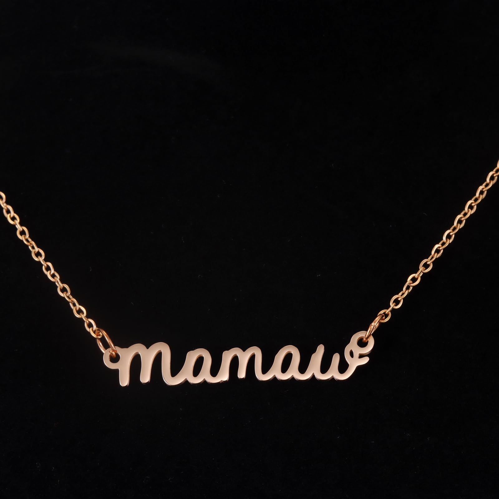 Mamaw Gifts Necklace from Grandkids for Birthday Women Best Mothers Day Jewelry Mamaw Necklace