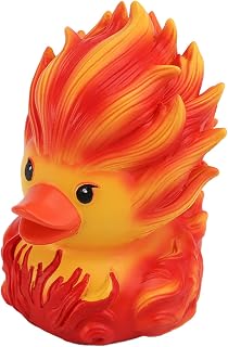 SAVITA Pato de estatuilla, muñecas de Personajes únicos, artesanía de Resina Encantadora, película de Anime China Inspirada en la decoración del hogar (Fuego)