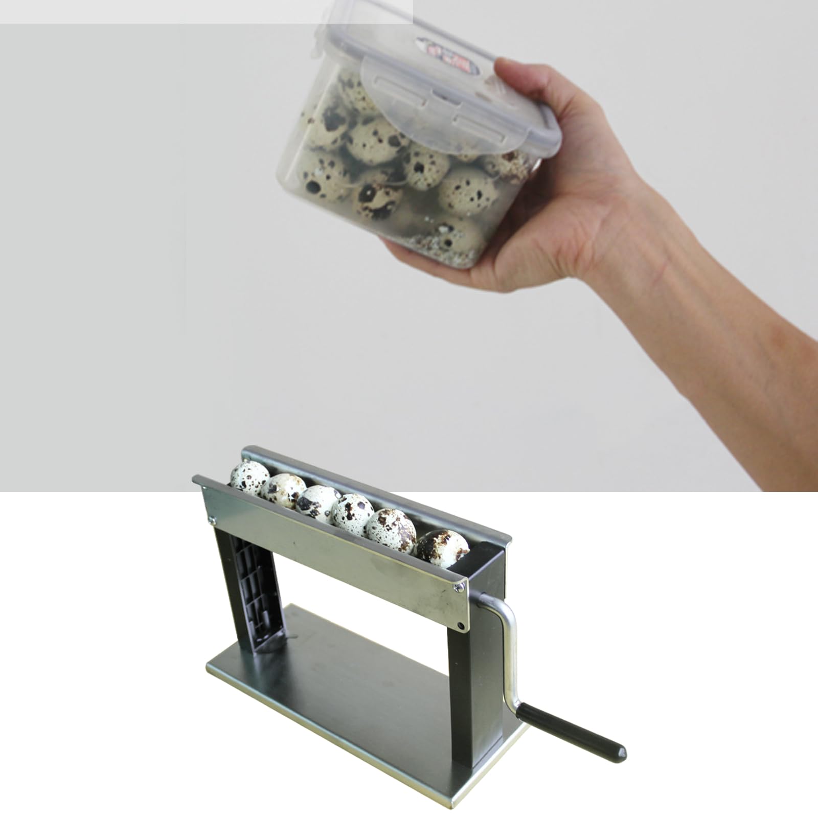 Machine à éplucher Les œufs De Caille En Inox 304 - Ustensile De Cuisine Rapide Pour Maison Et Restaurant | Profondeur Réglable - 8