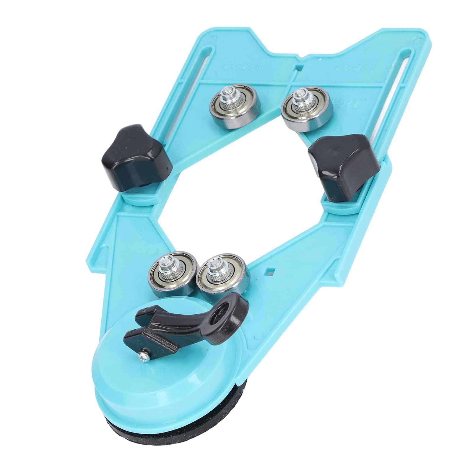 Tile Hole Drill Locator Industrial Grade 4 83mm Adjustable Hole Saw Guide Jig with Large Sucker for Glass