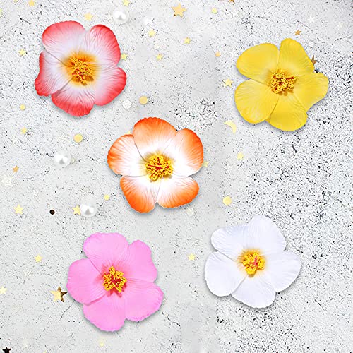 13 Pieces Flamingo Cake Toppers Summer Cake Decoration With Cute Pink Flamingo Figures And Hibiscus Flower Palm Leaves For Tropical Hawaiian And Beach Themed Party Supplies #TOP3