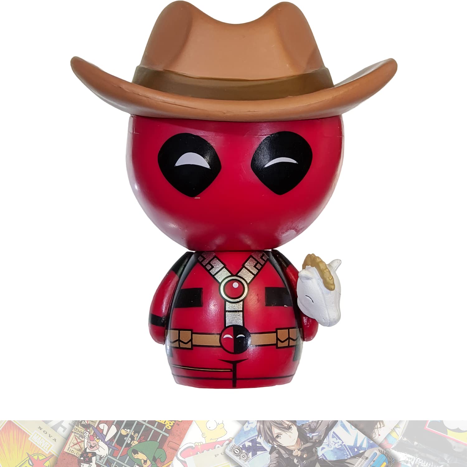 Funko D e a d p o o l (Collector Corps Exc): D o r b z Vinyl Figurine Bundled with 1 Comics Theme Compatible Trading Card (088-00032)