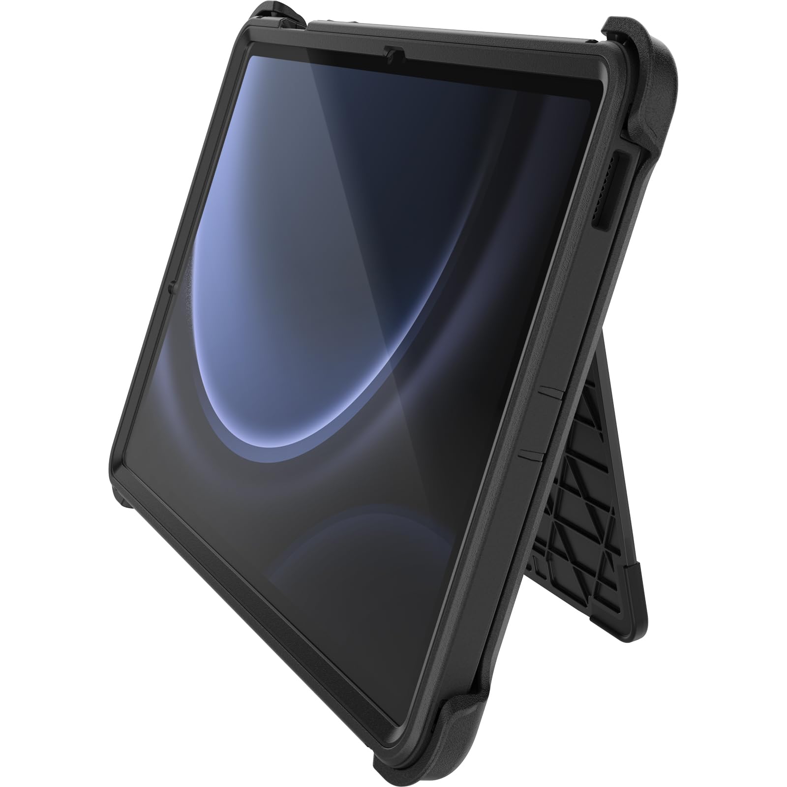 Cover OtterBox Defender per Samsung Galaxy Tab S9 FE, Supporto e Protezione schermo integrati, antishock e cadute, ultra robusta, testata 2x vs norme MIL-STD 810G, Nero