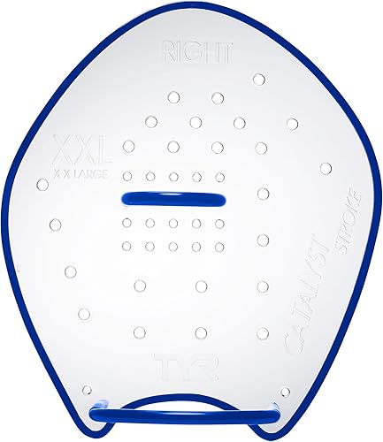 Miniatura 18 de TYR Catalyst Stroke - Paletas de natación para adultos para entrenamiento, aletas de mano duraderas y flexibles para desarrollar fuerza, resistencia