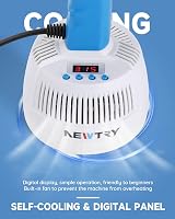 NEWTRY Elektromágneses Indukciós Fóliahegesztő Gép, 20-100mm Állítható Alumínium Fólia Lezáró, 800W Fehér Hegesztőgép 5