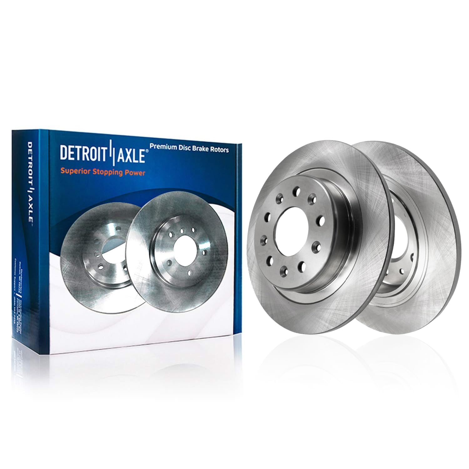 Detroit Axle - Rear Brake Rotors for Chevy Malibu Equinox Buick LaCrosse