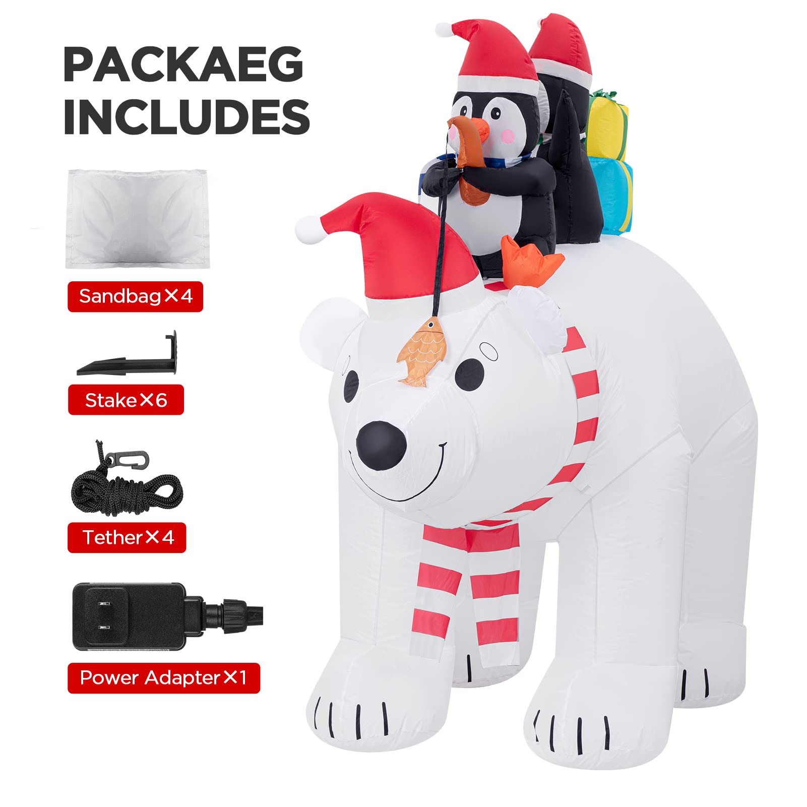 Buy MAOYUE Christmas Inflatables, 7.5FT Outdoor Christmas Decorations