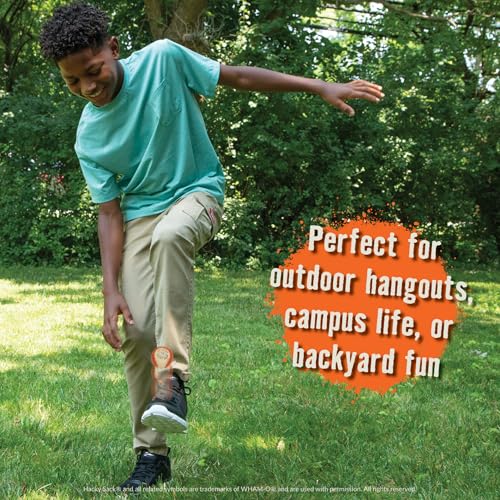 Image of The Original Hacky Sack Footbag Core 70s, 80's Toys - Material Bag - Hacky Ball, Foot Bag Kick Sack, Indoor and Outdoor Toys for Kids and Adults - Hacking a Sack, Kids Toys, Ages 8+