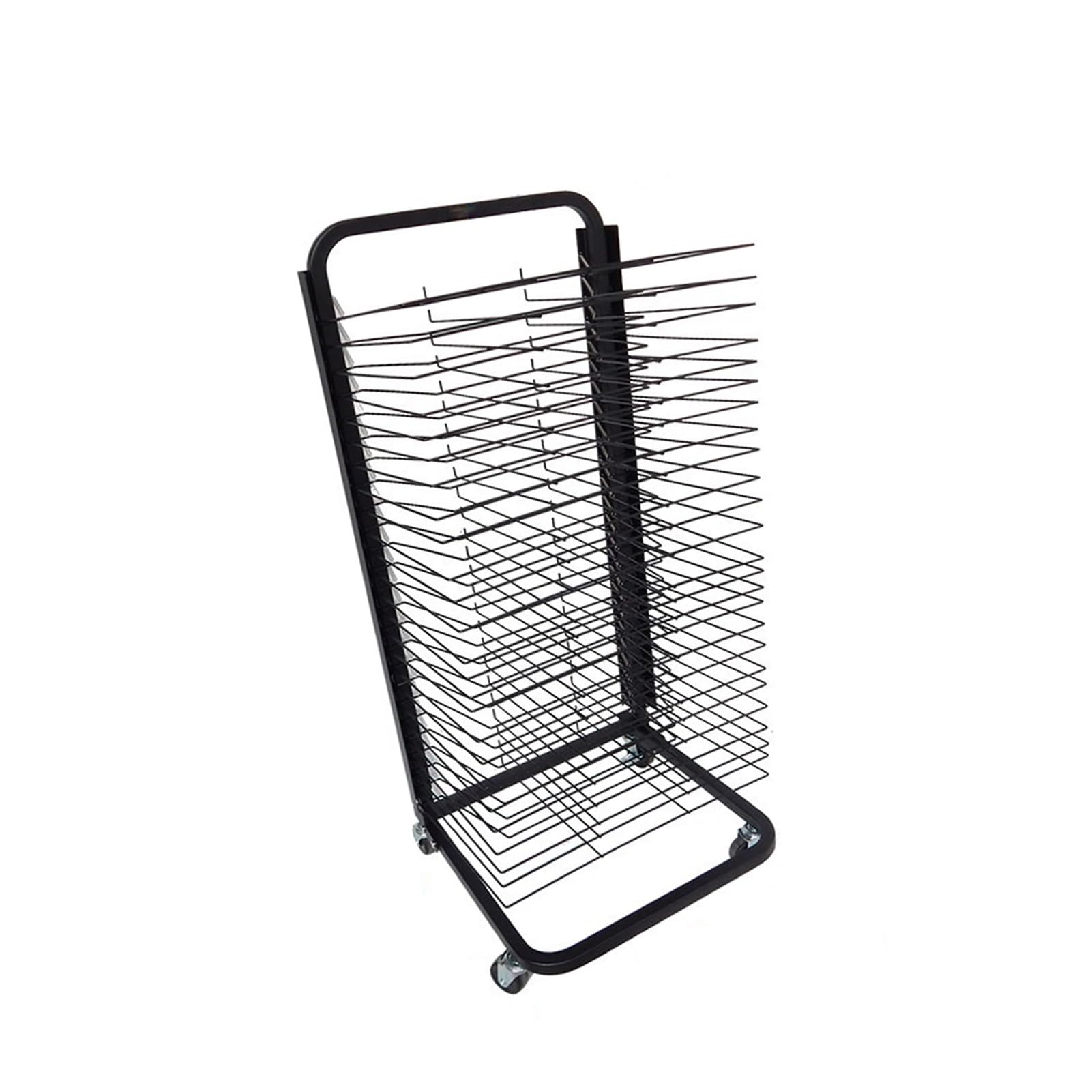 Aioneer Art Storage Drying Cart, Foldable Drying Stand With 25 Tiers,For Classroom Studios Posters Artwork