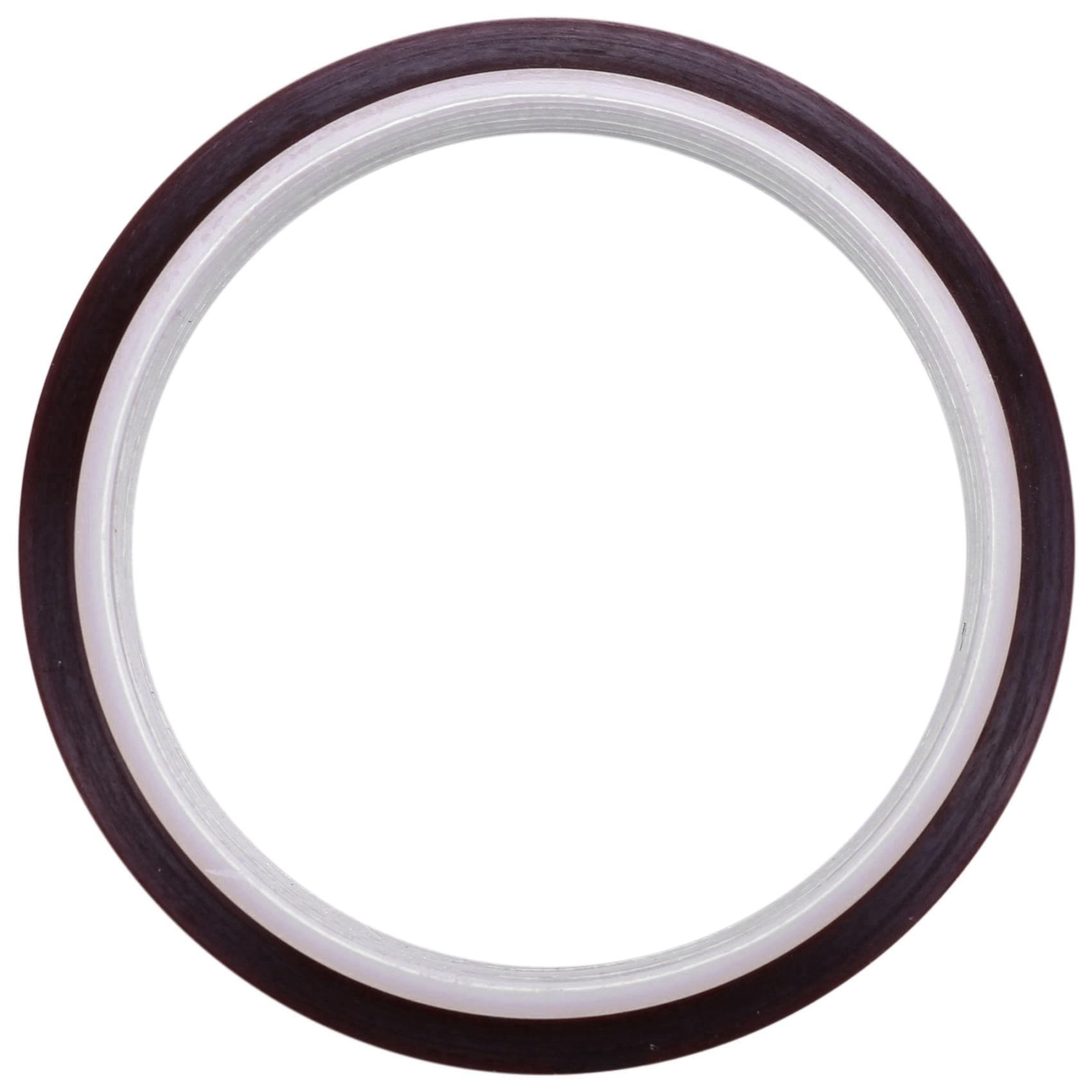 100 Rollos 33Mx3mm Cinta Adhesiva de Sublimación Resistente Al Cinta Adhesiva para Temperatura Térmica, Color Marrón