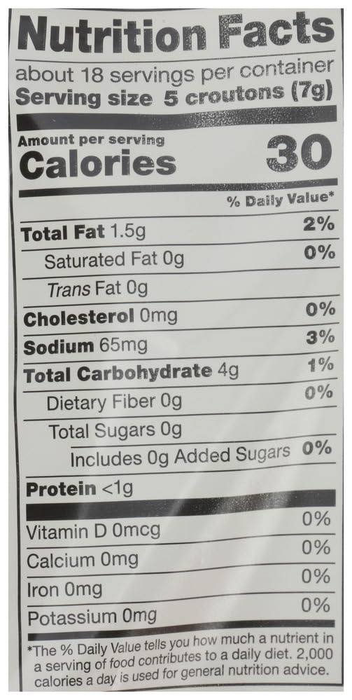 Image of 365 by Whole Foods Market, Organic Butter And Garlic Croutons, 4.5 Ounce