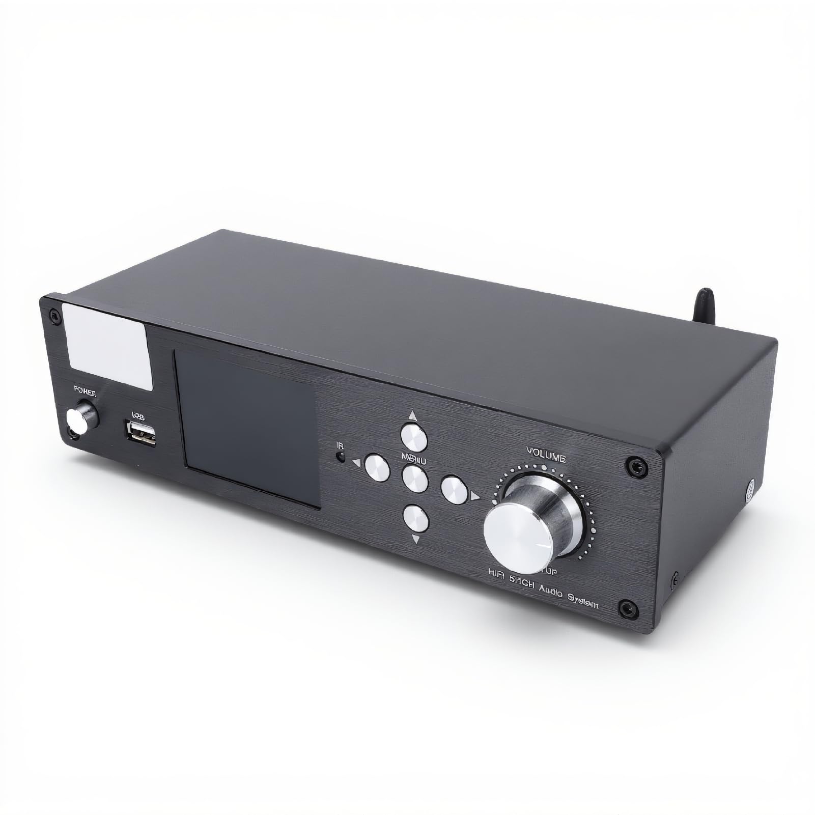 ASHATA Convertitore Separatore Decodificatore Audio Surround 5.1, per DTS AC3 LPCM, 192Khz 32Bit Supporta AV Analogico Digitale USB Coassiale Ottico 4K HDMI Arc, con Ricevitore BT 5.0 (EU)