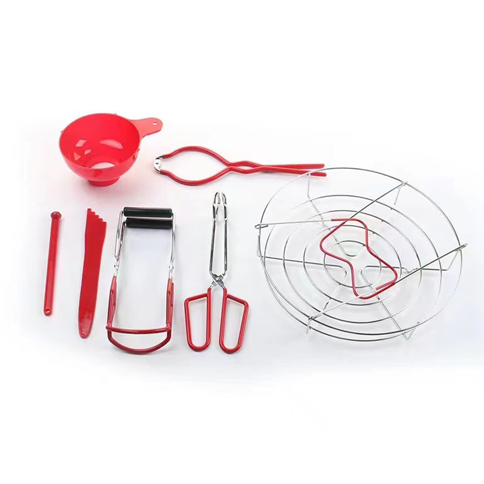 Kit de mise en conserve pour éviter les brûlures avec pince et support de rehausse