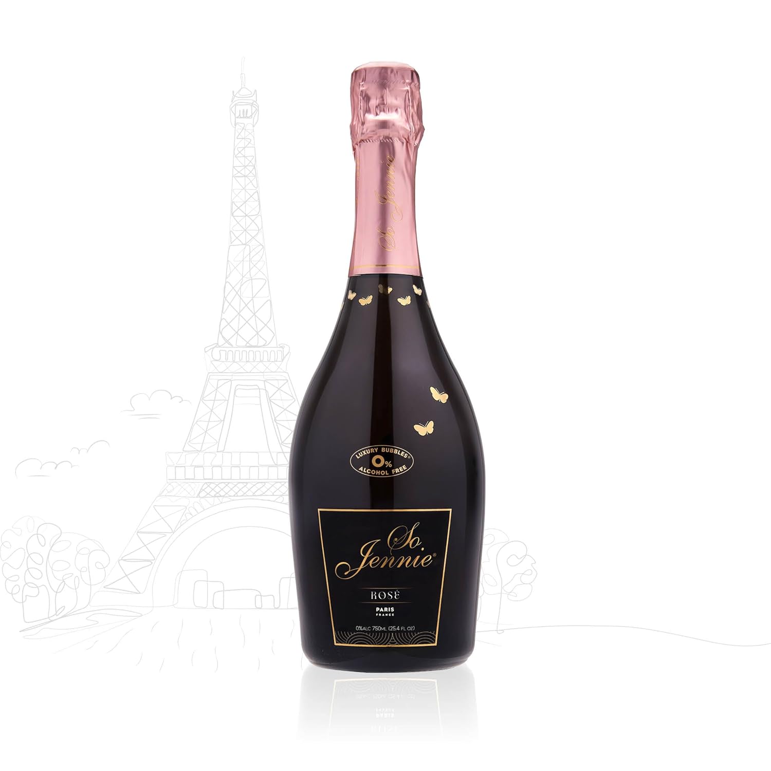 So Jennie Paris Premium Luxury Bubbles (alternativa al champán sin alcohol) (25.4 fl oz)