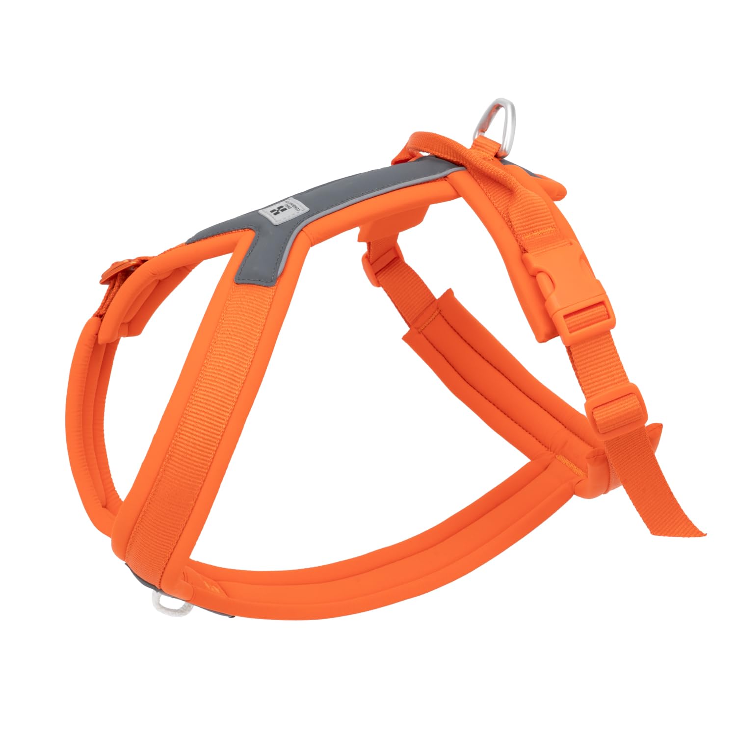 SMALL COMBINATION Dog Harness for Small Medium Large Dogs No Pull Reflective Dog Harness Adjustable Comfortable Outdoor Walking (Orange, XS) — image 1