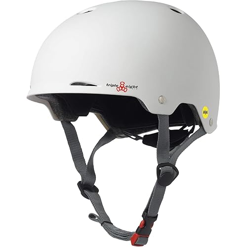 Triple Eight Gotham MIPS Helmet - Ideal for Biking, Skateboarding, in-Line Skating/Rollerblading and Roller Derby