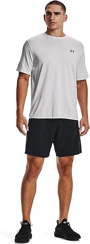 Miniatura 3 de Under Armour AcademySteel UA Woven Graphic Modern Low Rise Multi-Sport Short Hombre