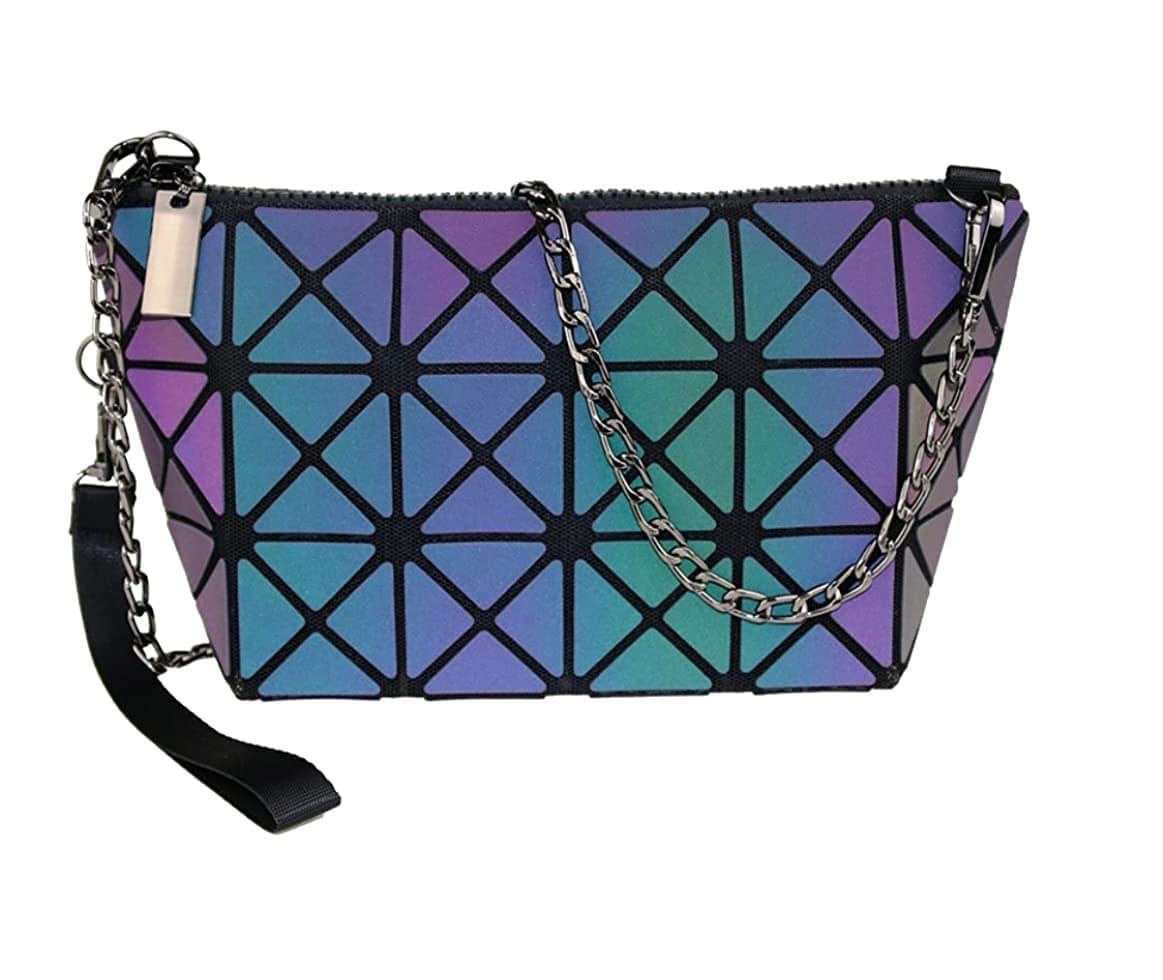 Sanjis Enterprise Holographic Small Sling Bag Purses for Women Reflective Crossbody Bag Daily Use Makeup Pouch Bags Geometric Luminous Purse -Random Design (B0BYKBJZ6H) Amazon Price History, Amazon Price Tracker